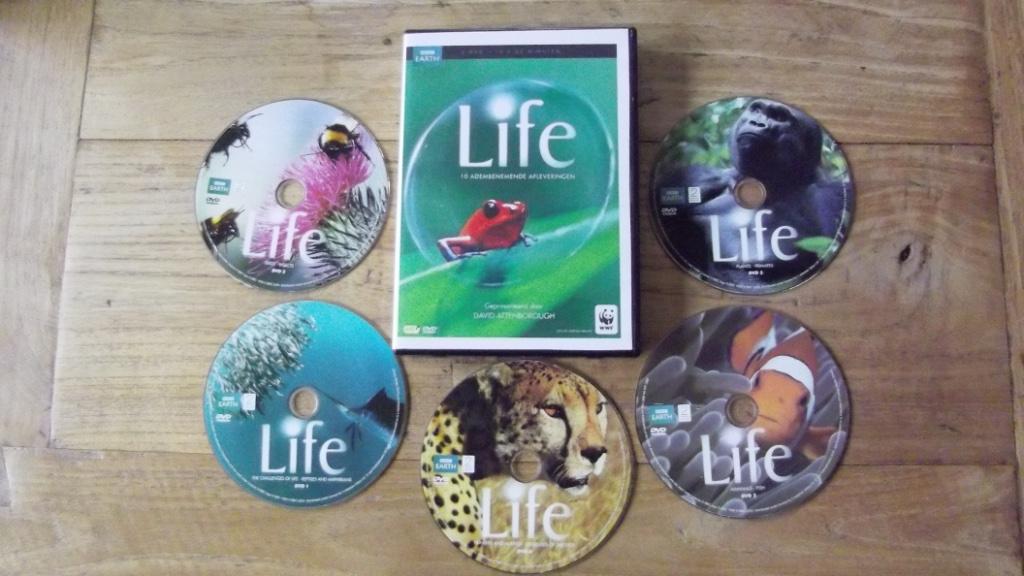 Earth - Life - BBC - Klasse reeks - 5 DVD's, Cd's en Dvd's, Alle leeftijden, Ophalen of Verzenden, Zo goed als nieuw, Natuur