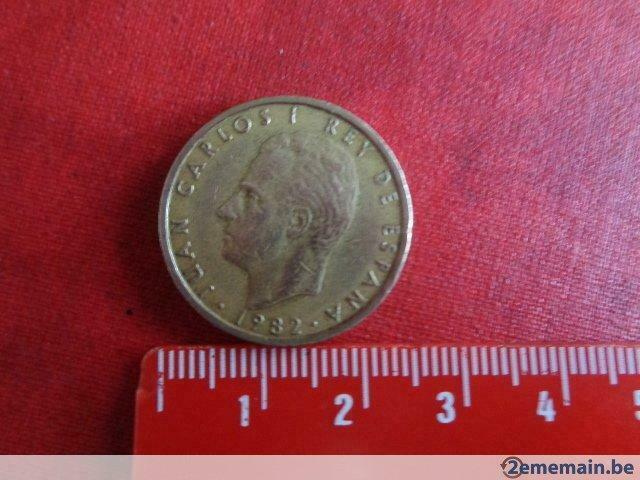 Pièce de monnaies. "ESPAGNE Juan Carlos 100 Pesetas"., Timbres & Monnaies, Envoi, Espagne