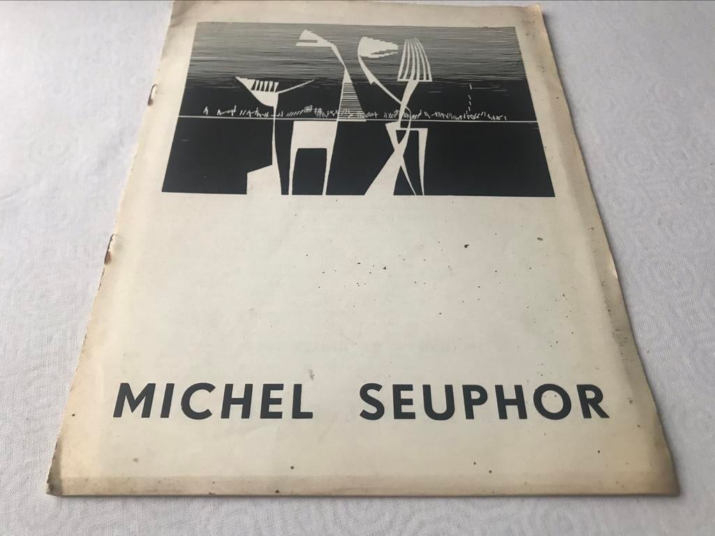 Michel Seuphor Artistbook jaren 50, 10pag, Boeken, Ophalen of Verzenden, Zo goed als nieuw, Grafische vormgeving