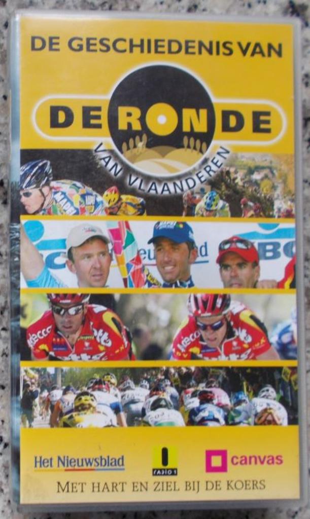 DE RONDE V VLAANDEREN - vhs video cassette, Enlèvement ou Envoi, Utilisé, En néerlandais