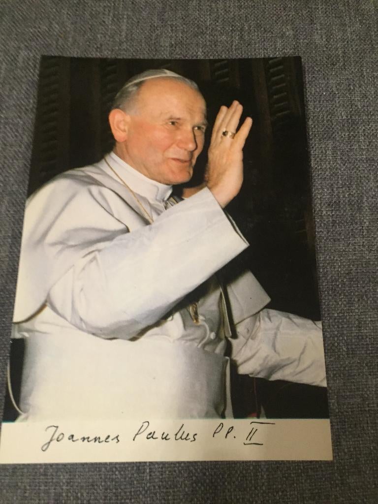 oude Postkaart Paus Joannes Paulus II, Verzamelen, Religie, Ophalen of Verzenden, Zo goed als nieuw, Kaart of Prent, Christendom | Katholiek