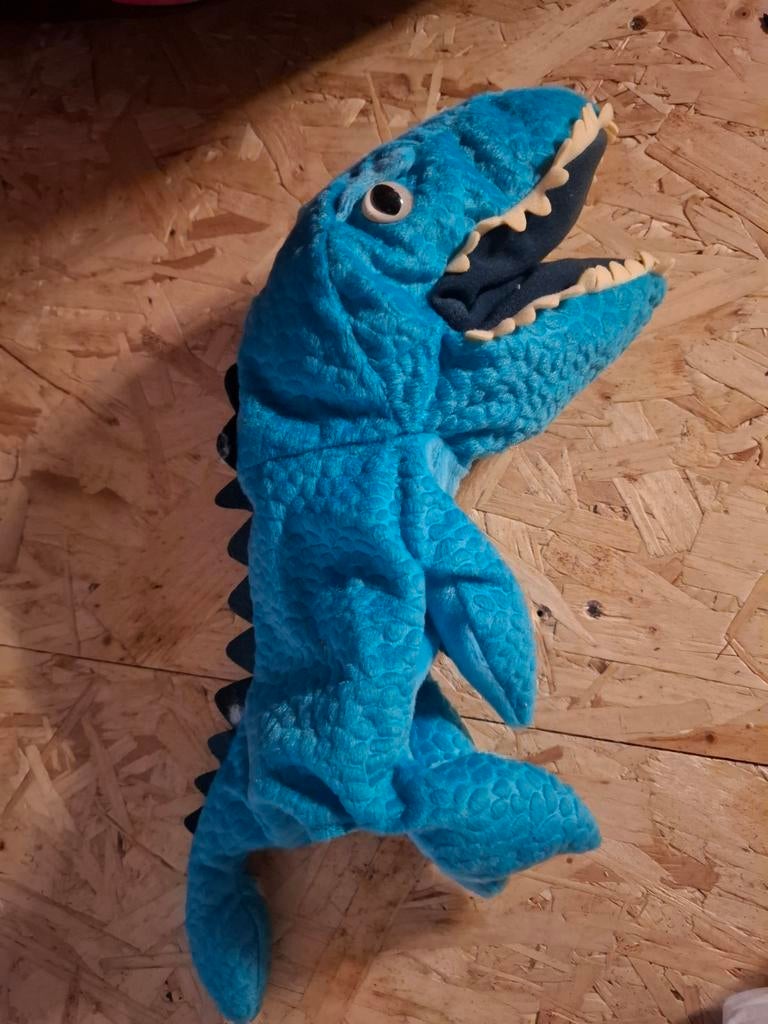 2 Dino handpop knuffels, Kinderen en Baby's, Ophalen, Nieuw, Overige typen