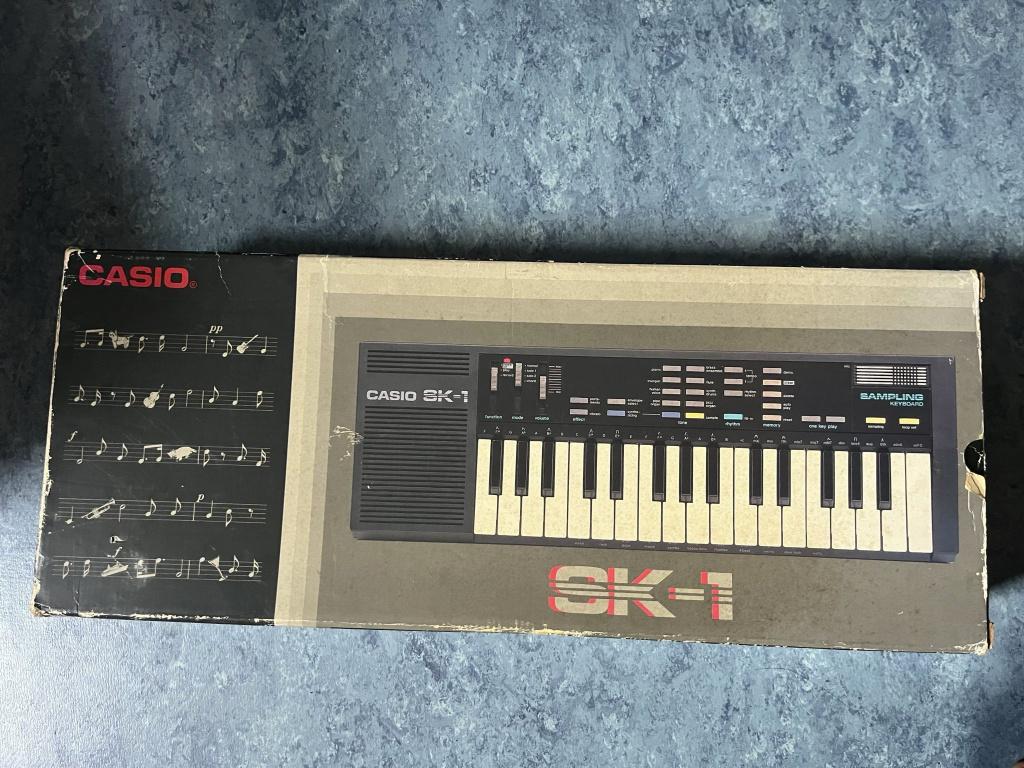 CASIO SK-1, Autres marques, Avec valise ou flightcase, Enlèvement, Utilisé