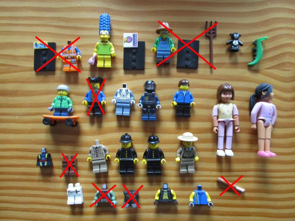 Lego minifiguren, Kinderen en Baby's, Speelgoed | Duplo en Lego, Ophalen of Verzenden, Gebruikt, Losse stenen, Lego