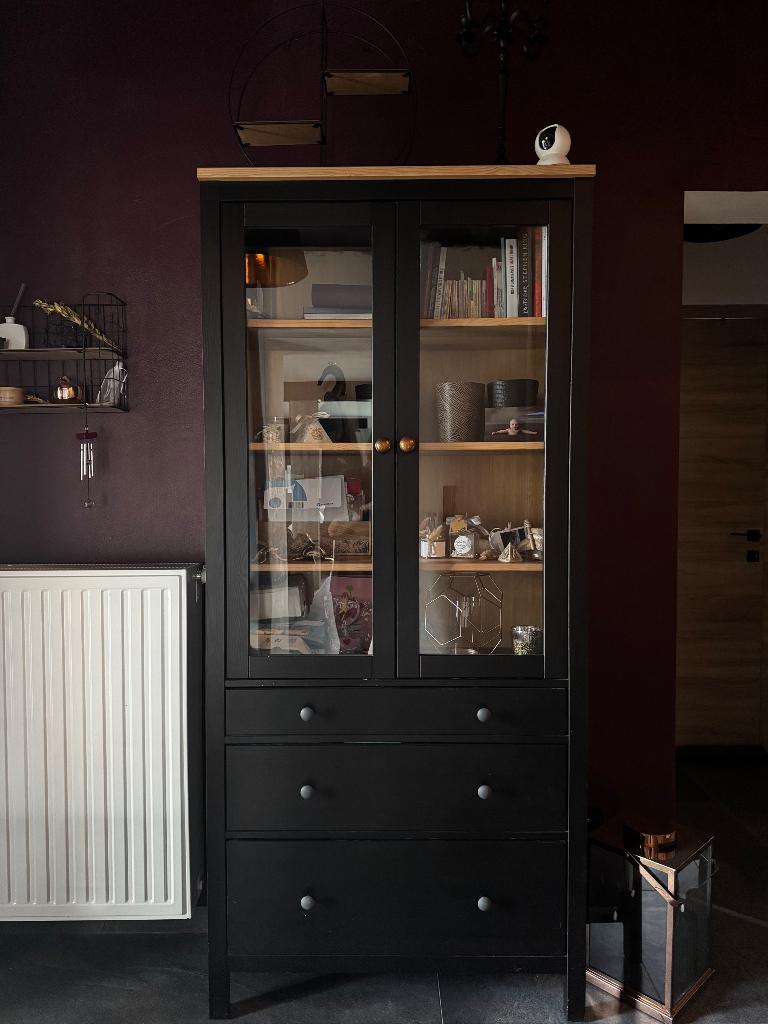 Meuble vitrine, Enlèvement, Comme neuf, Avec tiroir(s)