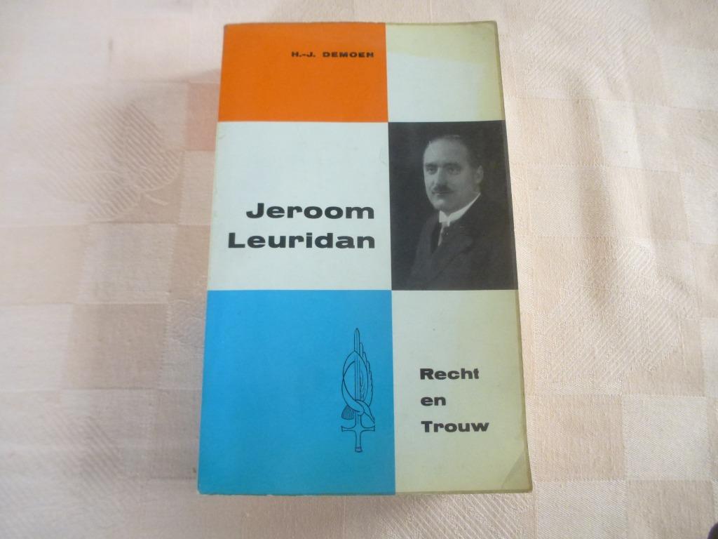 Jeroom LEURIDAN ** Vlaanderen **  VNV ** WO2, Boeken, Gelezen, Maatschappij en Samenleving, Ophalen of Verzenden, H. J. Demoen