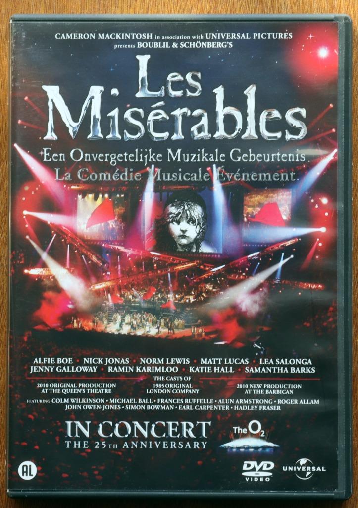 DVD Musical Les Misérables, Enlèvement ou Envoi, Comme neuf, Musique et Concerts