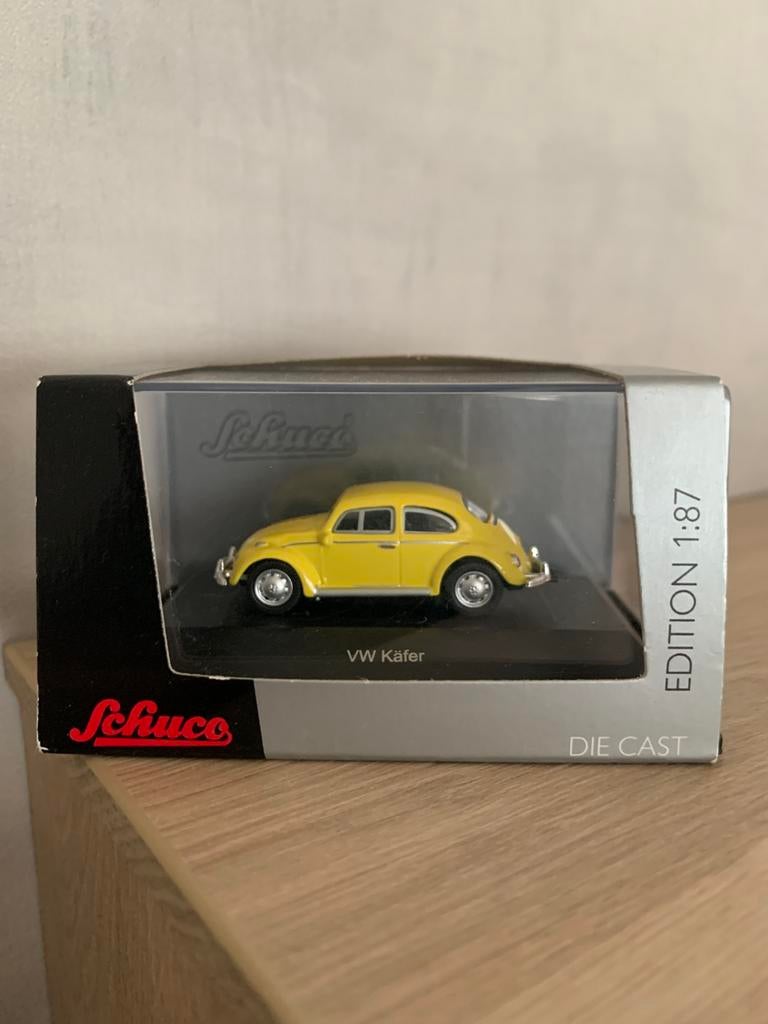 Volkswagen kever, Hobby en Vrije tijd, Ophalen, Zo goed als nieuw, Schuco