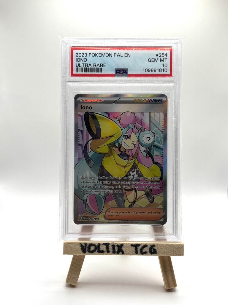 Iono 254/193 Sv02: Paldea Evolved Holo - PSA 10, Enlèvement ou Envoi, Comme neuf, Cartes en vrac