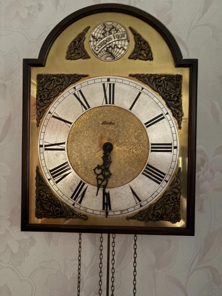 Vintage wandklok, Enlèvement, Utilisé, Analogique, Horloge murale