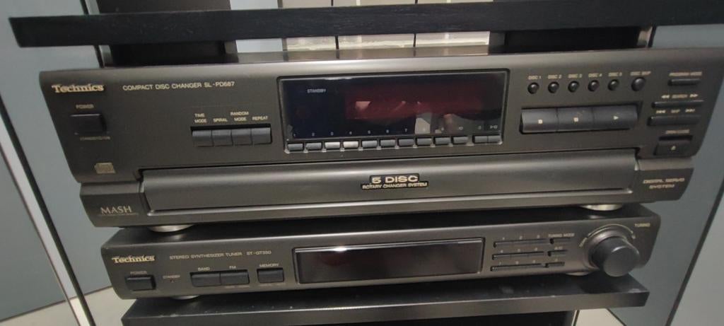 CD speler voor 5 CD's Technics, Enlèvement