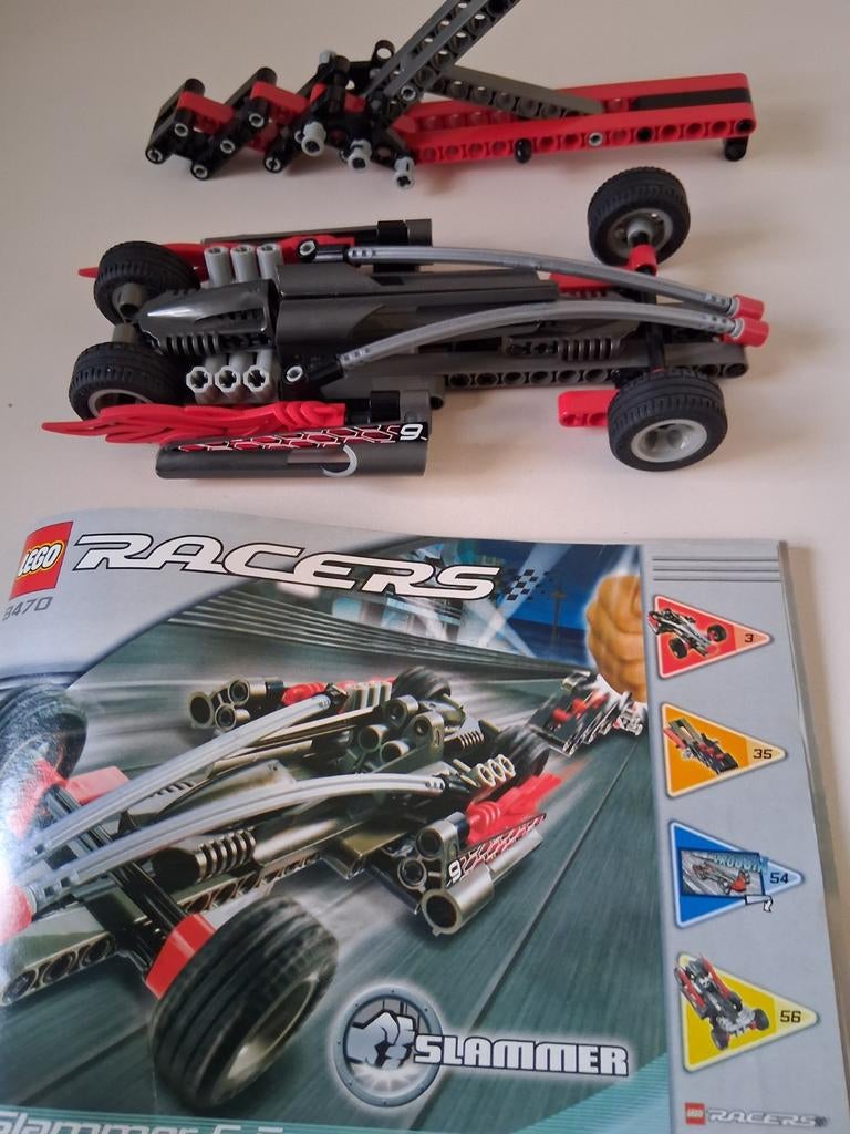 Lego Racers Slammer G Force 8470, Ophalen of Verzenden, Lego