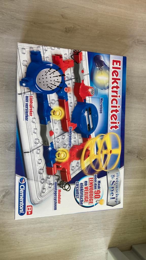 Clementoni wetenschap en spel elektriciteit, Kinderen en Baby's, Speelgoed | Educatief en Creatief, Ophalen, Zo goed als nieuw