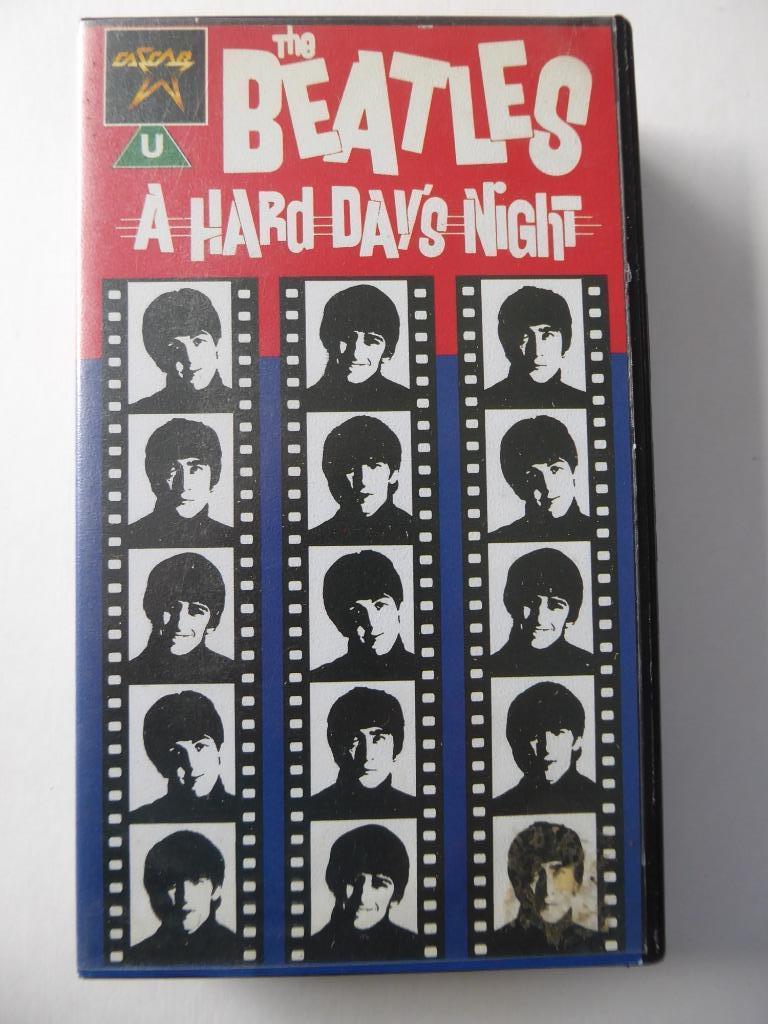 THE BEATLES : A HARD DAY'S NIGHT (VHS VIDEO), Alle leeftijden, Ophalen of Verzenden, Zo goed als nieuw, Muziek en Concerten