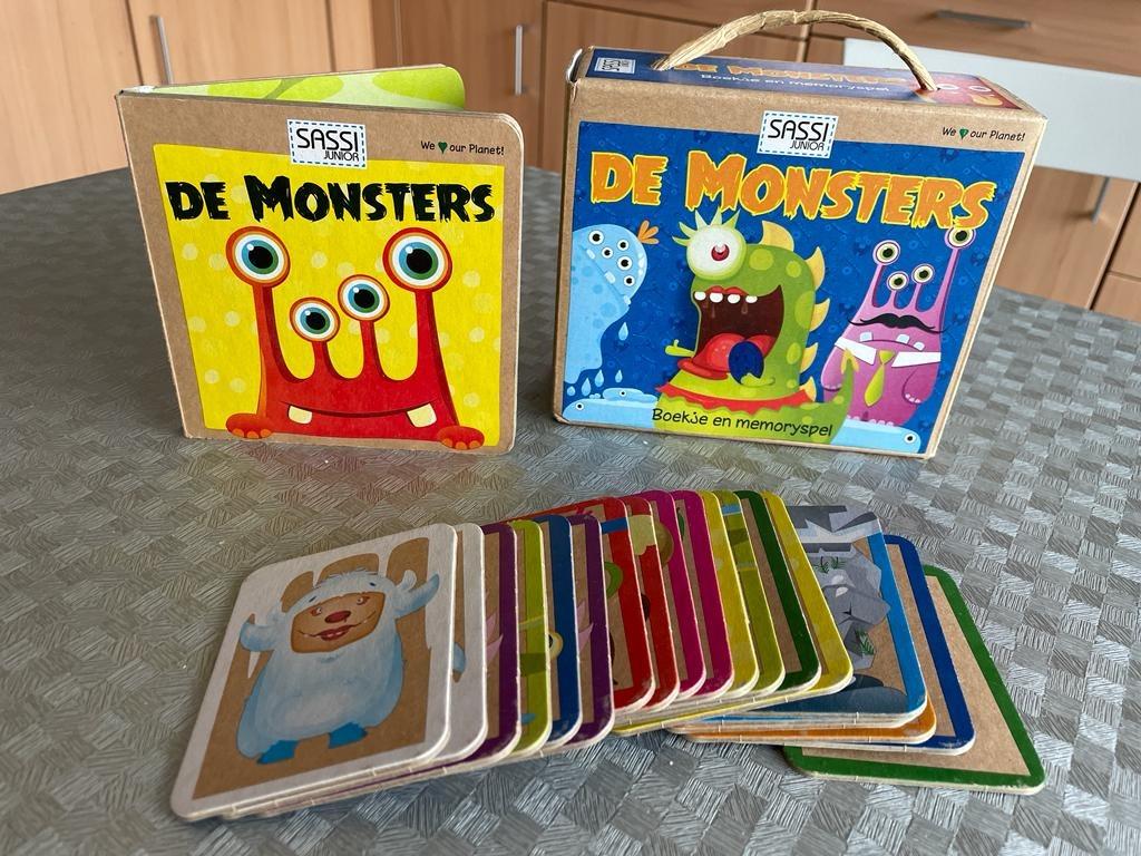 De Monsters - Boekje en memoryspel GEEN KOERIERS, Enlèvement, Utilisé, Sassi junior