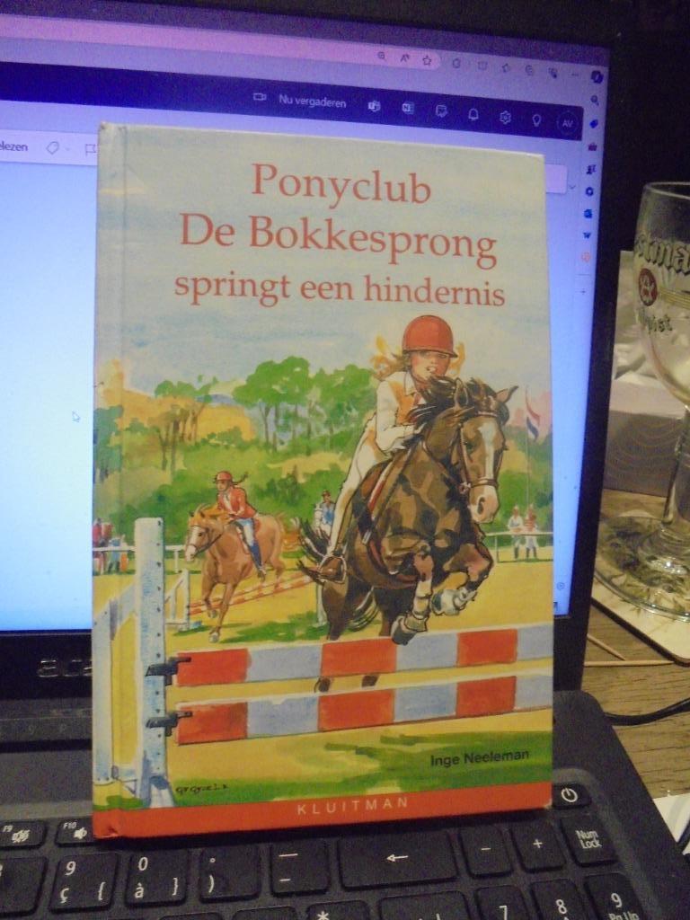 Ponyclub  De Bokkesprong springt een hindernis, Ophalen of Verzenden, Zo goed als nieuw