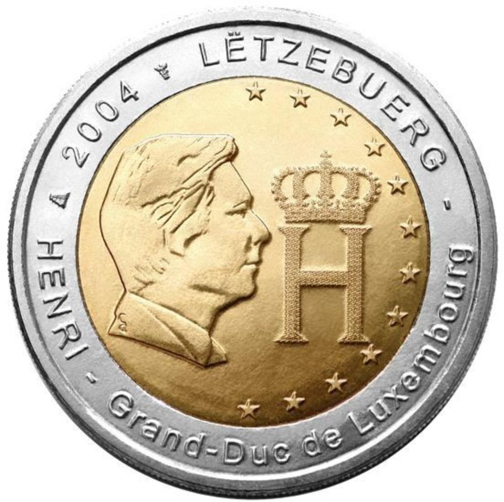 2 EUROS COMMEMORATION LUXEMBOURG 2004, Timbres & Monnaies, Monnaies | Europe | Monnaies euro, Enlèvement, Luxembourg, 2 euros