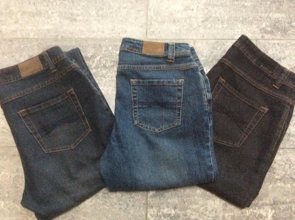 Jeansbroeken Biaggini 40/42, Kleding | Dames, Broeken en Pantalons, Blauw, Ophalen of Verzenden, Zo goed als nieuw, Lang