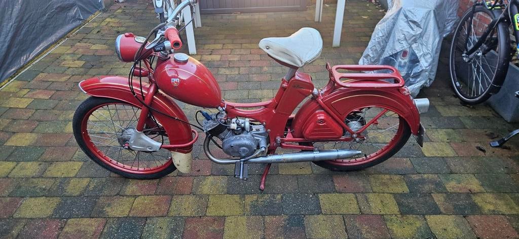 Simson SR2E 1962 nl kenteken gerestaureerd, Vélos & Vélomoteurs, Cyclomoteurs | Oldtimers & Ancêtres, Enlèvement