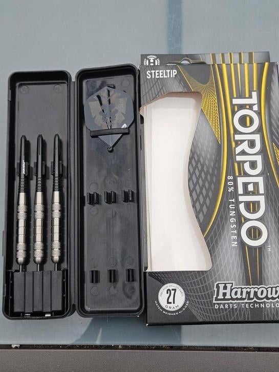 Harrows dartpijlen 27 gram, Sport en Fitness, Darts, Ophalen, Zo goed als nieuw