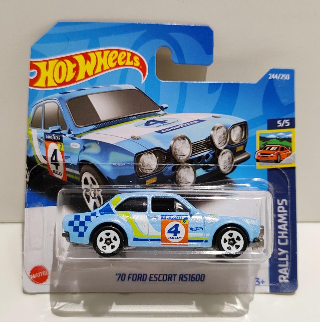 Hot Wheels '70 Ford Escort RS1600 Blauw Goodyear (2022), Ophalen of Verzenden