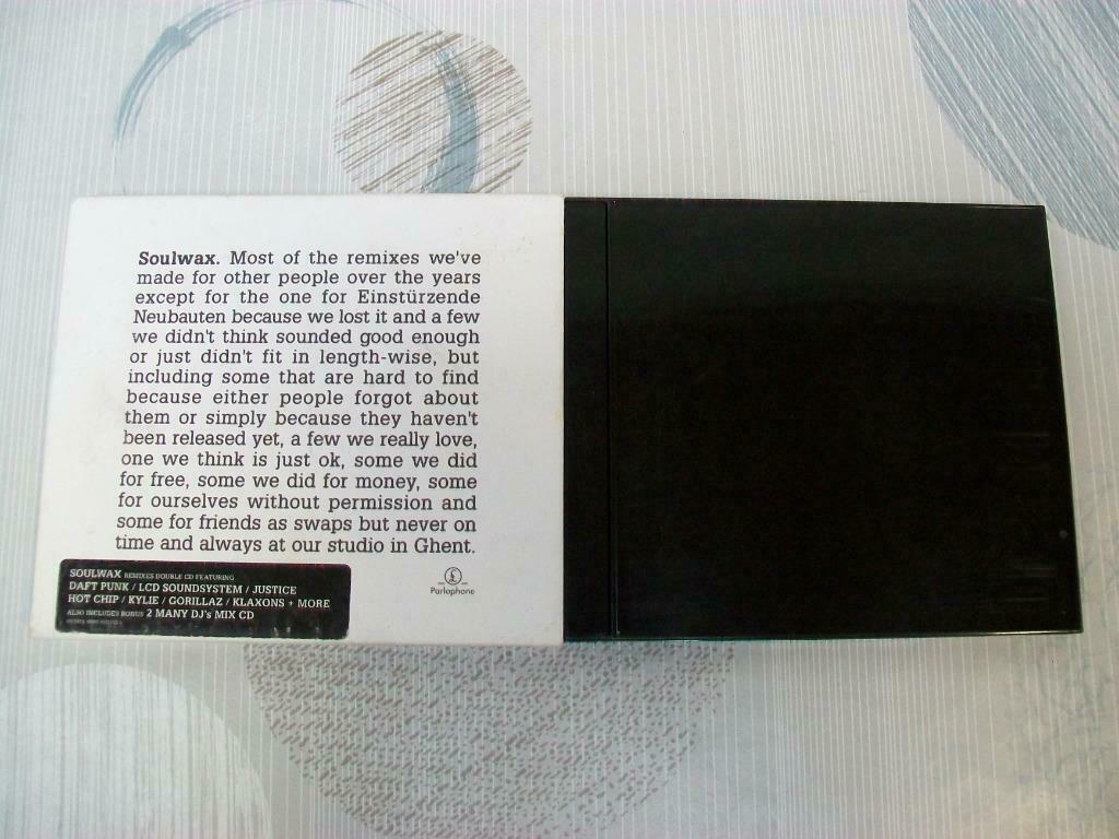 Cd -  Soulwax ‎– The Remixes -  House - Electro, Cd's en Dvd's, Ophalen of Verzenden, Overige genres
