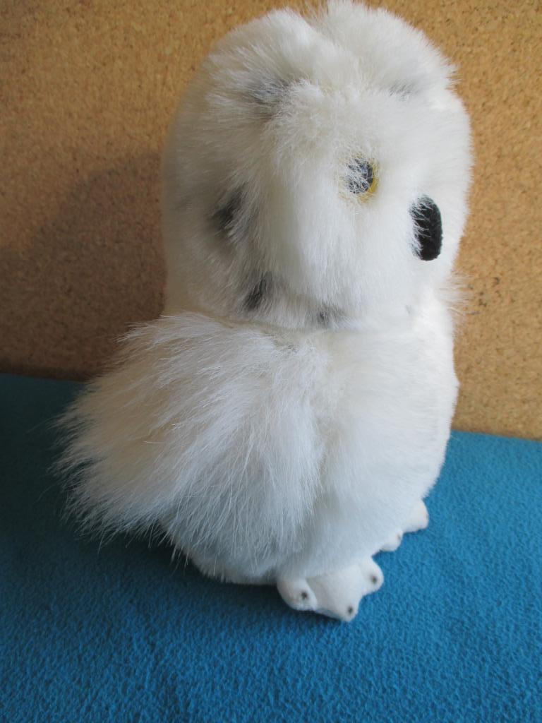 kerst uil wit knuffel, Ophalen of Verzenden, Zo goed als nieuw