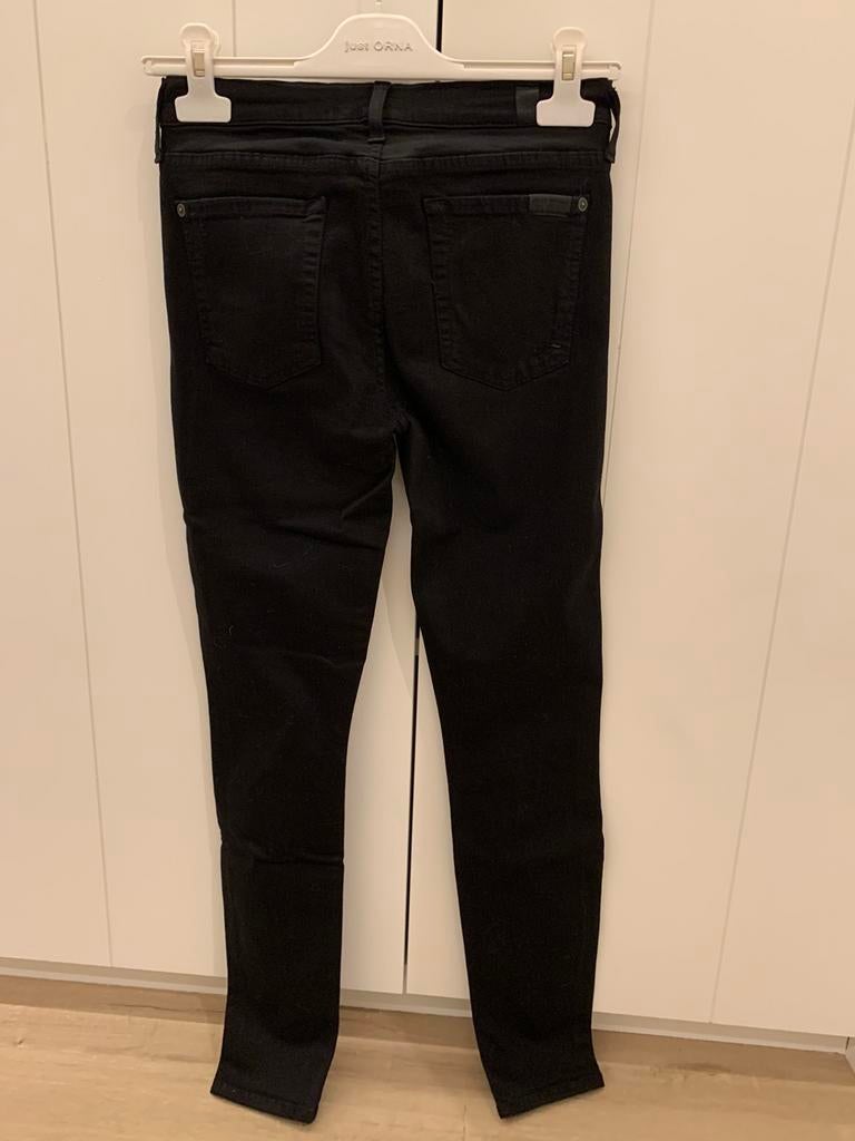 Zwarte skinny jeans 7for all mankind 26, Enlèvement ou Envoi, Comme neuf