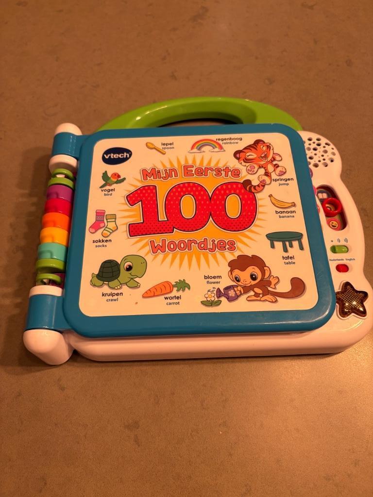 Vtech Mijn eerste 100 woordjes, Enlèvement, Comme neuf, 6 mois à 2 ans
