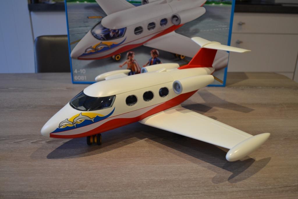 Playmobil passagiersvliegtuig 6081, Kinderen en Baby's, Speelgoed | Playmobil, Ophalen, Zo goed als nieuw, Complete set