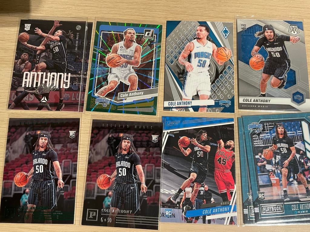 10 Cole Anthony rookie kaarten, Ophalen of Verzenden, Nieuw, Meerdere plaatjes