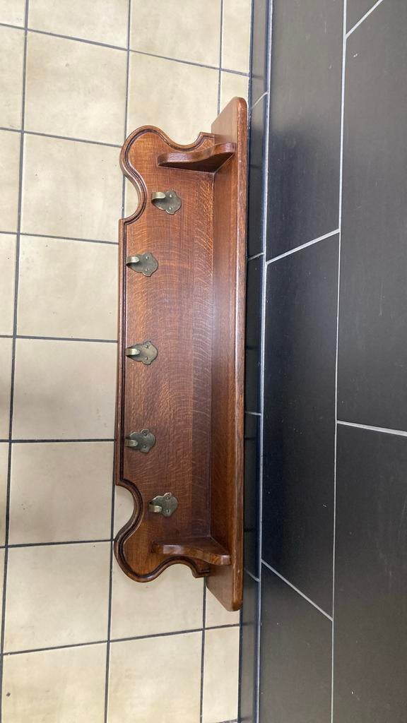 Wandkapstok 5 haken met hoedenplank, Ophalen, Gebruikt, Wandkapstok