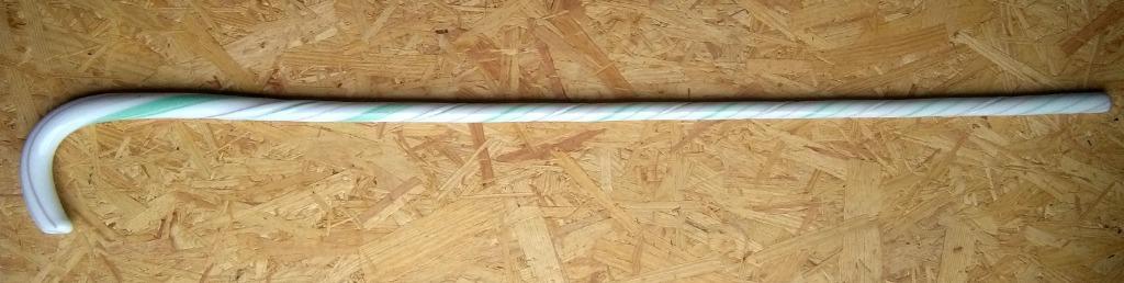 Dienstplichtige wandelstok Murano gedraaid opaline: Circa: 1, Ophalen