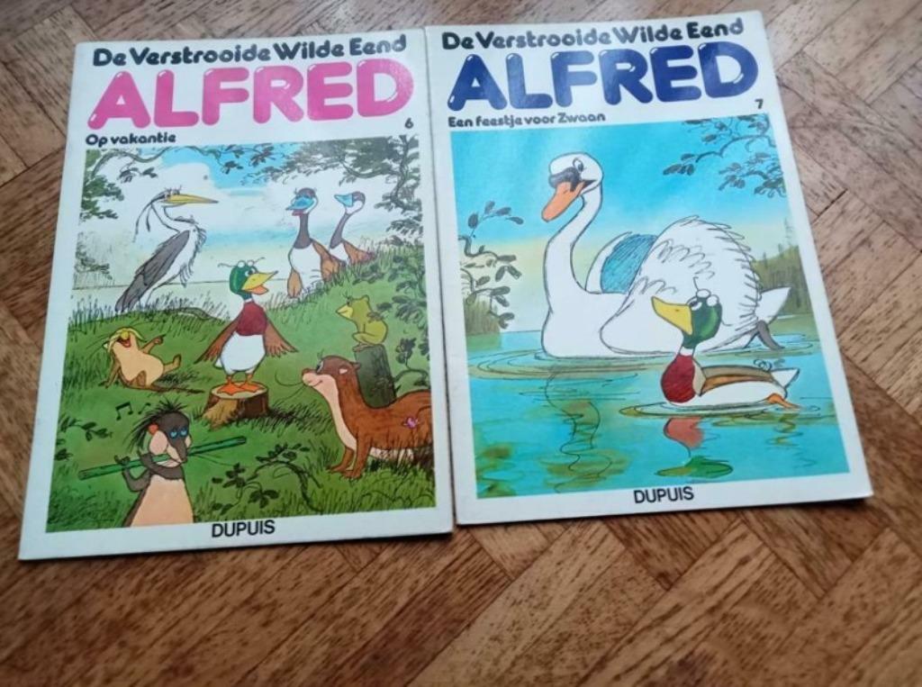 Alfred : De verstrooide wilde eend - 2 delen samen te koop, Boeken, Ophalen of Verzenden, Gelezen