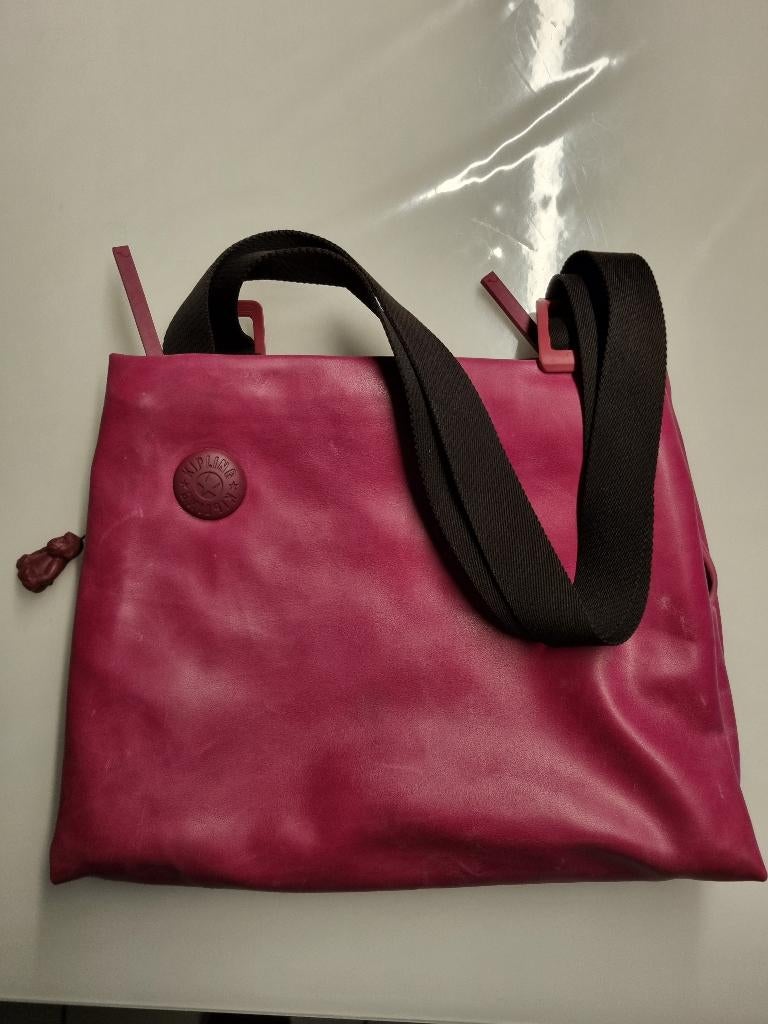 Mooie Kipling handtas - ruime schoudertas, Ophalen, Zo goed als nieuw, Roze, Handtas