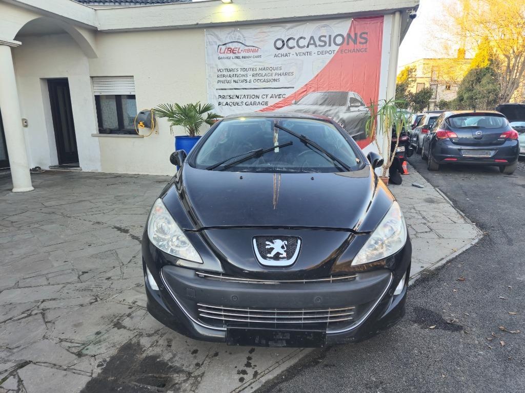 Peugeot 308 Cabriolet, Auto's, Stof, 4 cilinders, Cabriolet, Zwart