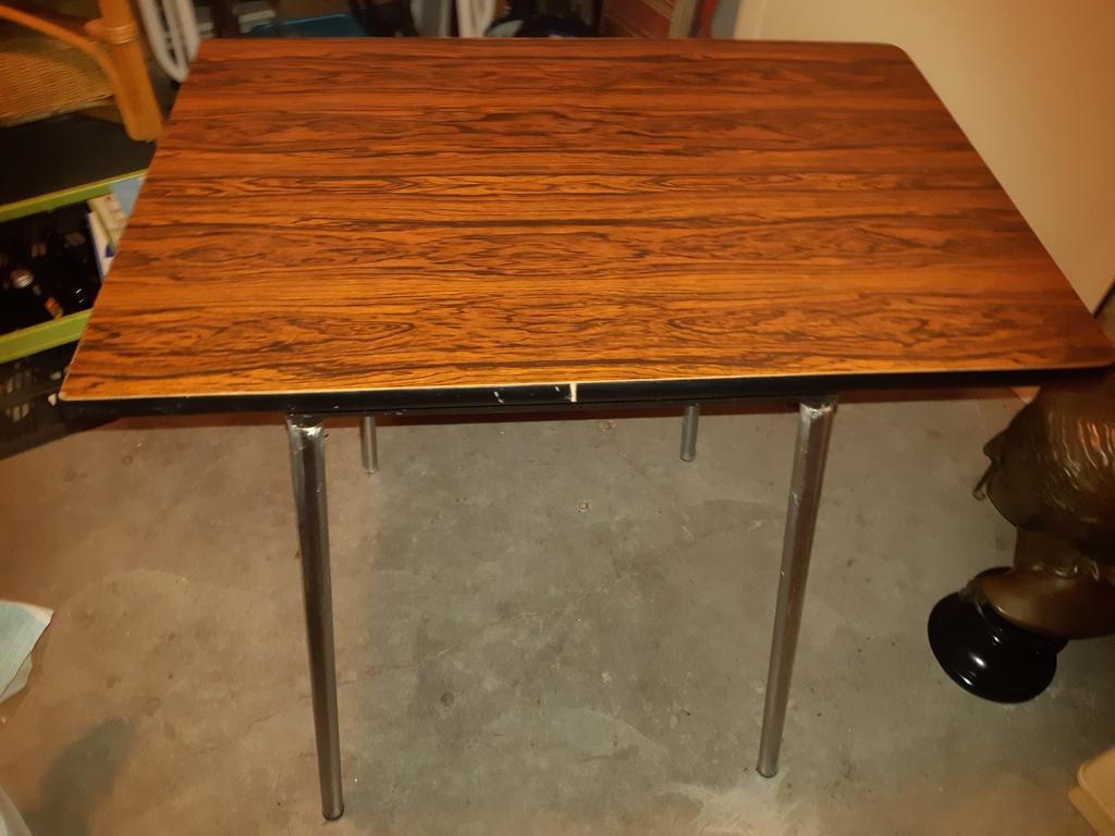 Tafeltje  2stoelen 3 krukjes, Huis en Inrichting, Tafels | Eettafels, Ophalen, Zo goed als nieuw