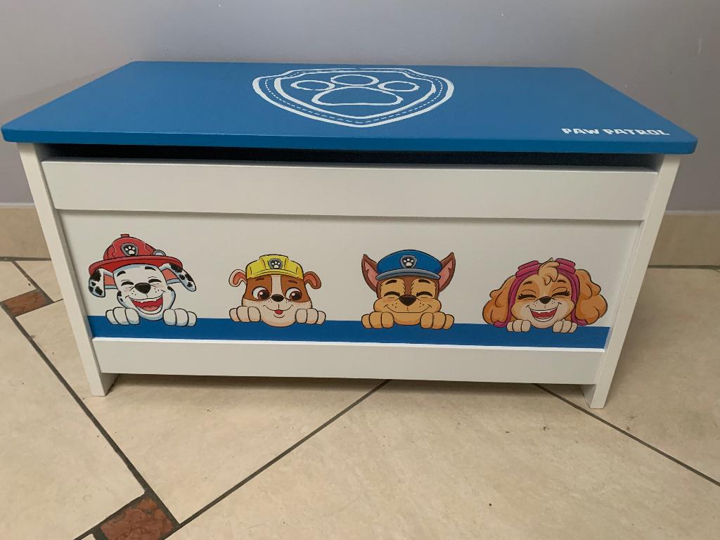 Coffre à jouets PAW PATROL, Enlèvement, Utilisé