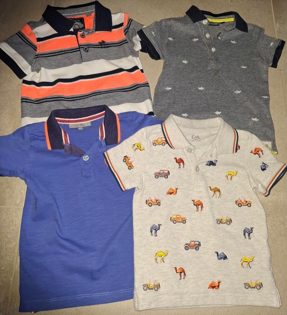 Set van 4 polo's maat 98 (samson, jbc, c&a), Ophalen of Verzenden, Zo goed als nieuw, Maat 98