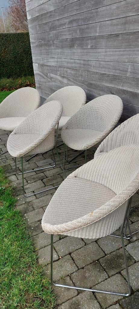 8 stoelen Vincent Sheppard, Huis en Inrichting, Stoelen, Ophalen, Gebruikt, Wit, Vijf, Zes of meer stoelen