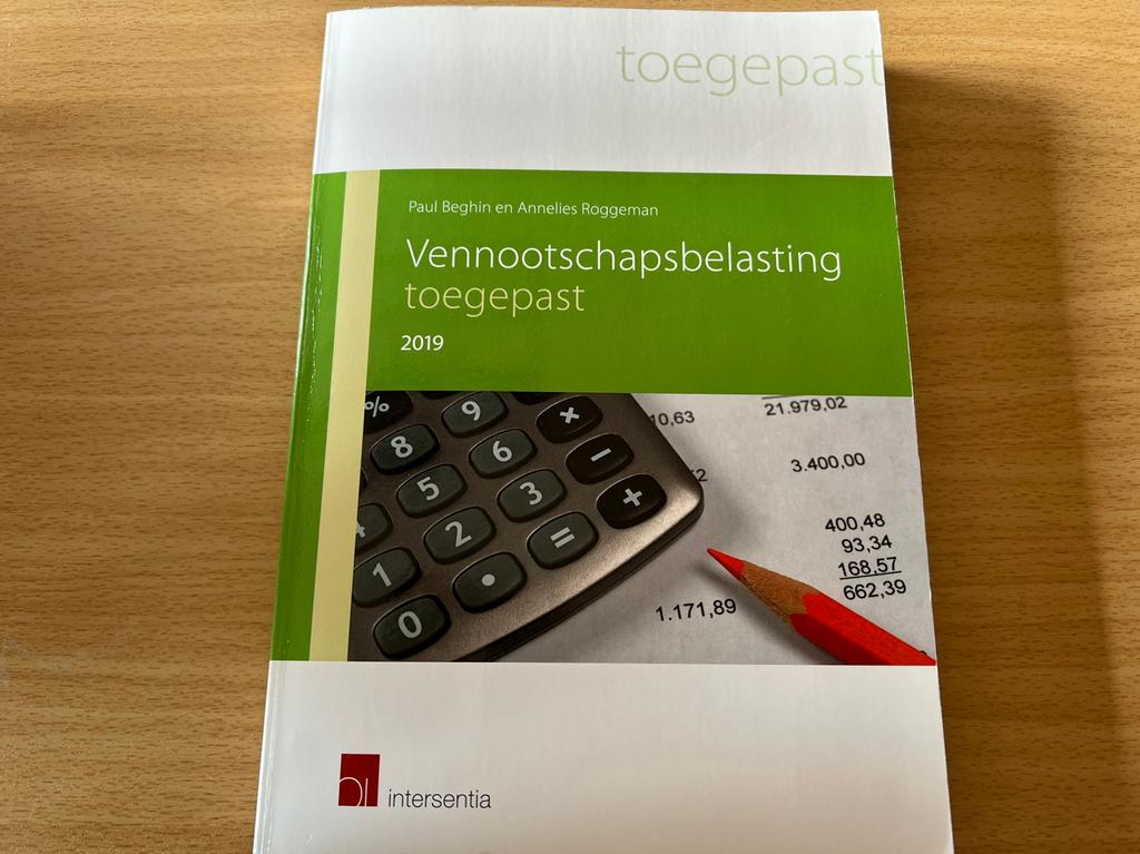 Vennootschapsbelasting toegepast 2019, Ophalen of Verzenden, Zo goed als nieuw