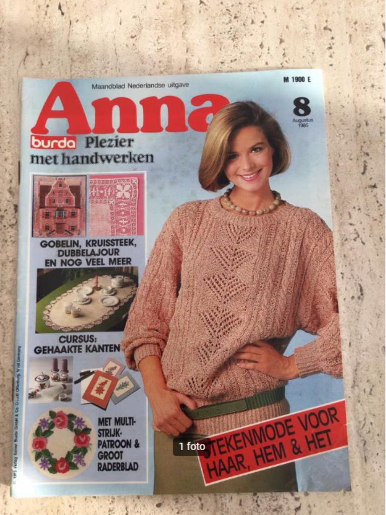 Anna burda plezier met handwerken, Hobby en Vrije tijd, Breien en Haken, Ophalen of Verzenden