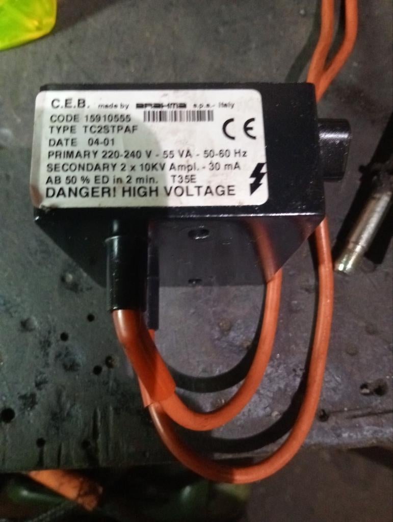 Transfo d'allumage pour elco ancien modèle, Enlèvement