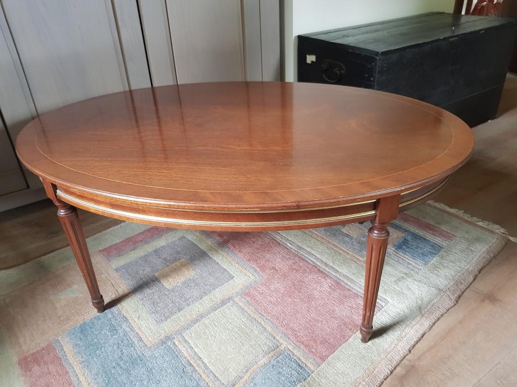 Ovale salontafel, Huis en Inrichting, Tafels | Salontafels, Ophalen