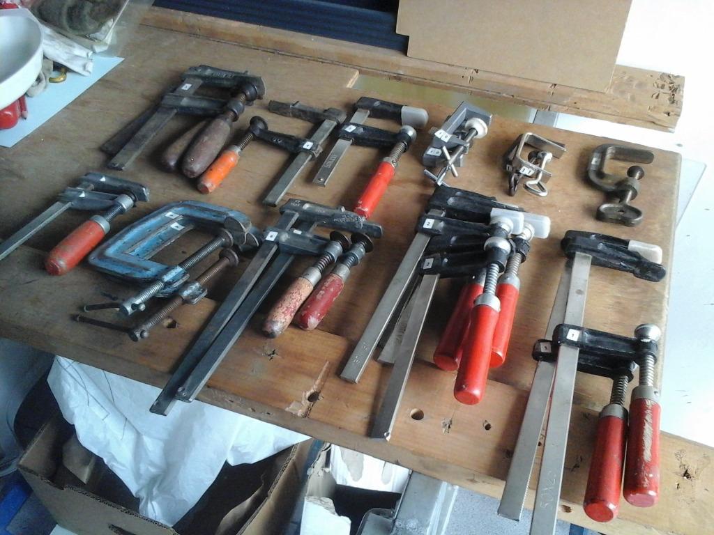 SPANVIJZEN (Sergeanten) (16 stuks)(gewijzigd 25.01.2024), Enlèvement ou Envoi, Utilisé, Outillage ou Accessoires