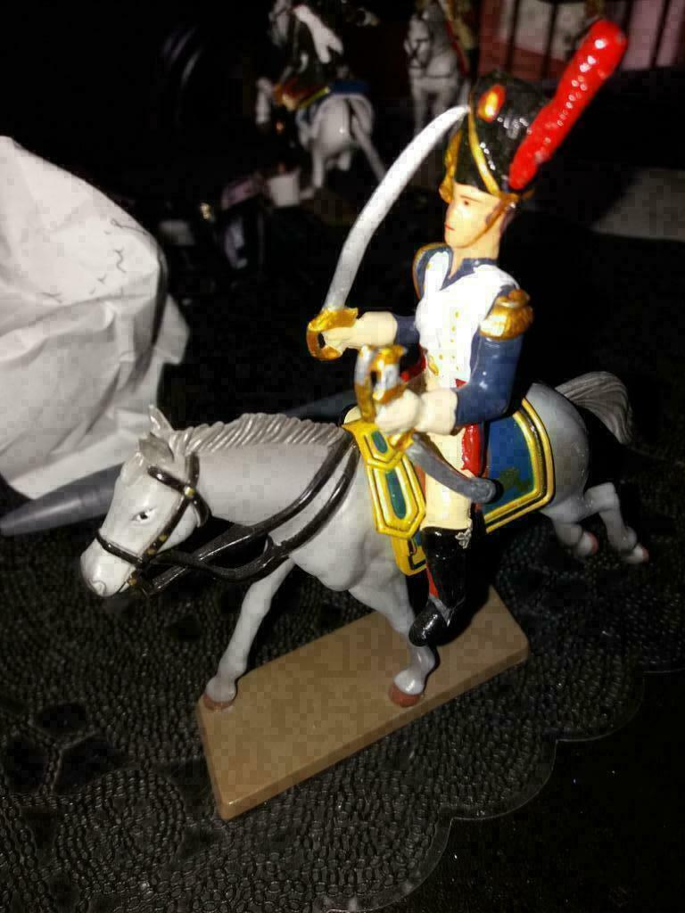 SOLDAT DE PLOMB: cavalier armée Napoléon, Ophalen of Verzenden