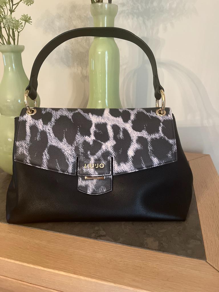 Handtas Liu Jo (2 in 1), Handtassen en Accessoires, Tassen | Damestassen, Ophalen of Verzenden, Zo goed als nieuw, Zwart, Handtas