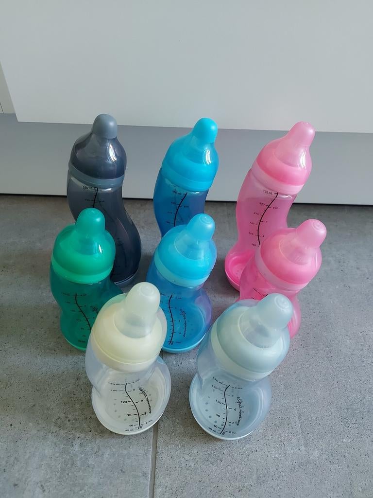 8 Difrax flesjes. Gebruikt maar nog in goede staat., Ophalen, Gebruikt