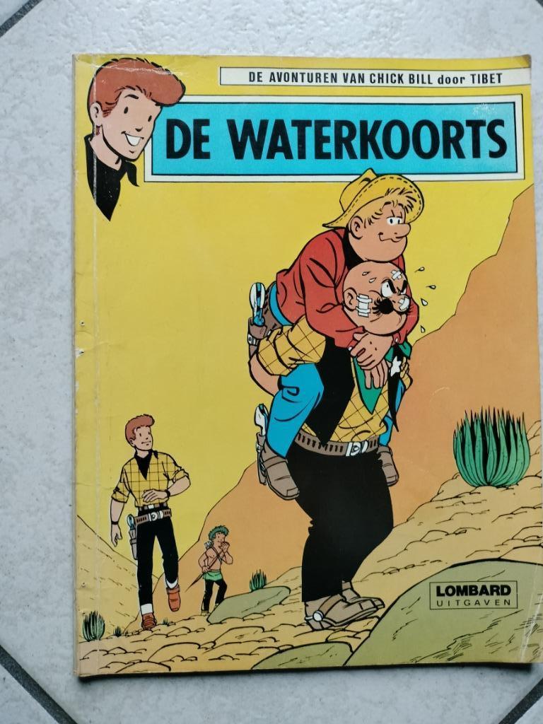 Strip CHICK BILL - de waterkoorts, Boeken, Gelezen, Tibet / Duchateau, Eén stripboek, Ophalen of Verzenden