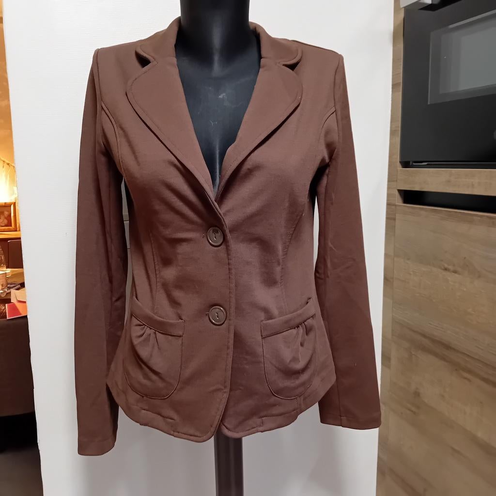 Blazer bruin, Ophalen, Maat 38/40 (M), Bruin